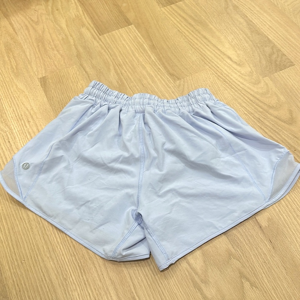 Lululemon Hotty Hot 4” size 4 high rise shorts.
